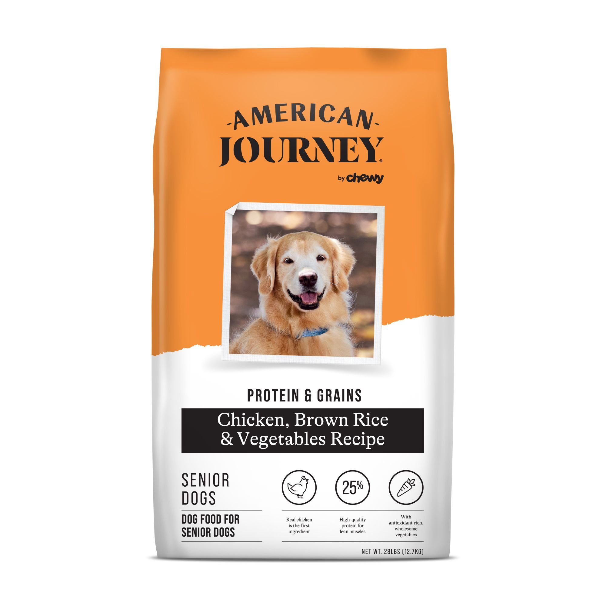 AMERICAN JOURNEY Protein & Grains Senior Chicken, Brown Rice