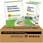 Tidy Cats Breeze Cat Pads & Litter Pellets Bundle Pack, 7.91-lb box