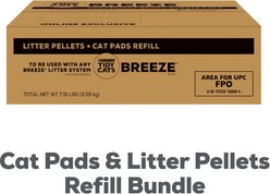 Tidy Cats Breeze Cat Pads & Litter Pellets Bundle Pack, 7.91-lb box slide 2 of 9