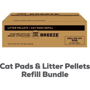 Tidy Cats Breeze Cat Pads & Litter Pellets Bundle Pack, 7.91-lb box