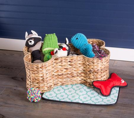 Show full view: Bone Dry Bone-Shaped Hyacinth Storage Basket, Small slide 3 of 8