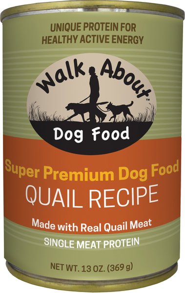 Walk About Quail Recipe Grain-Free Wet Dog Food, 13-oz, case of 12 slide 1 of 4