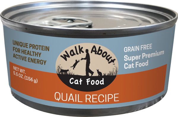 Walk About Grain-Free Quail Canned Cat Food, 5.5 -oz, case of 24 slide 1 of 4