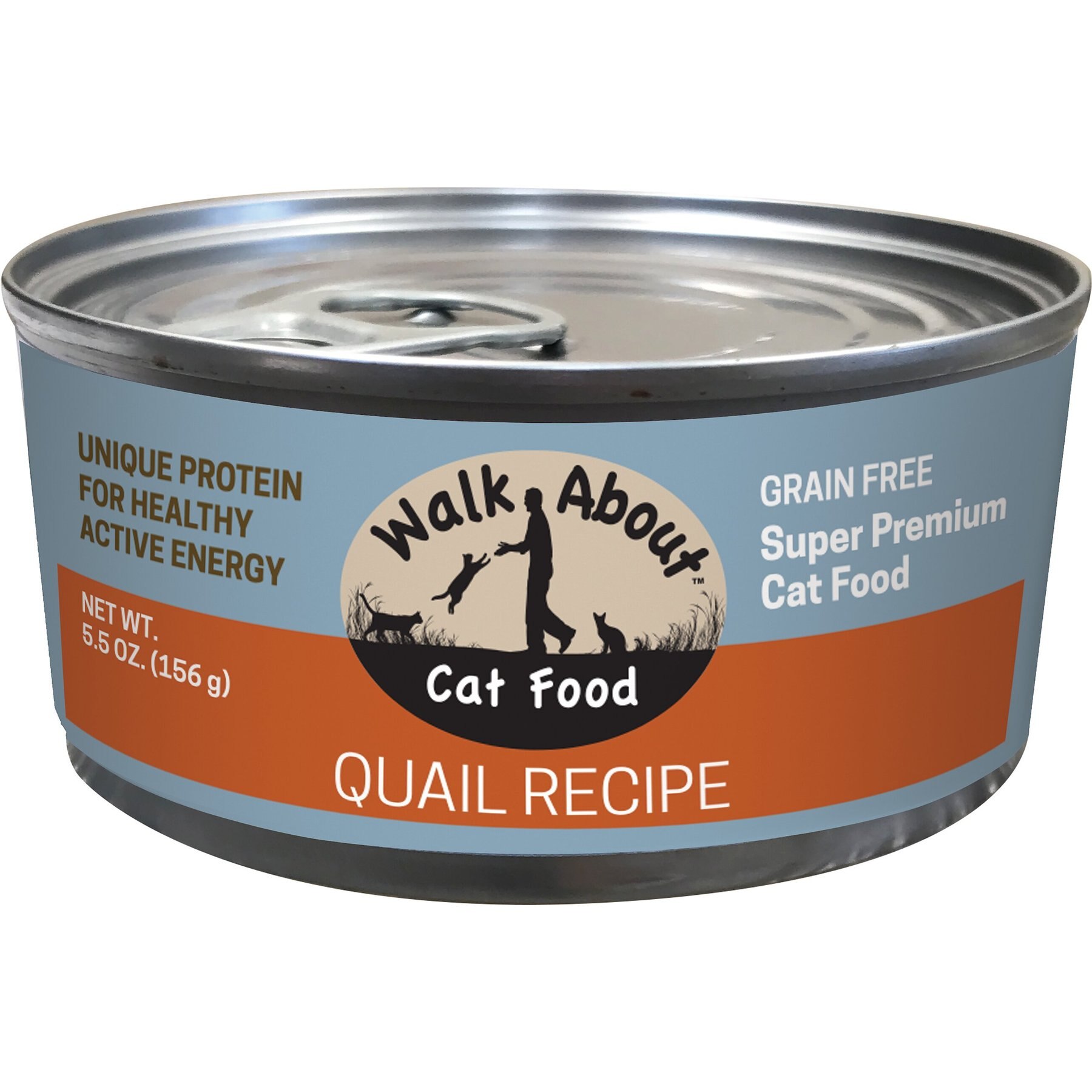 Walk About Grain Free Quail Recipe Canned Cat Food