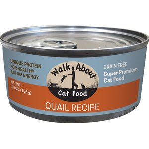 Walk About Grain-Free Quail Canned Cat Food, 5.5 -oz, case of 24