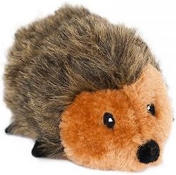 hedgehog plush dog toy