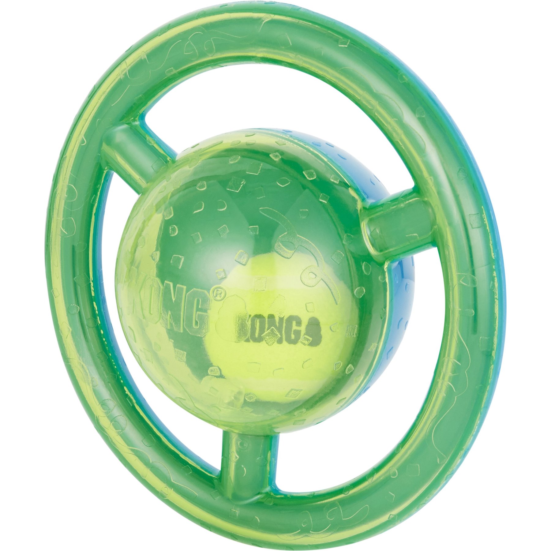 KONG Jumble Disc Dog Toy Color Varies Medium Chewy