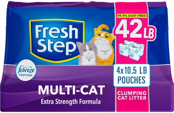 Fresh Step Multi-Cat Scented Clumping Cat Litter, 42-lb slide 1 of 8