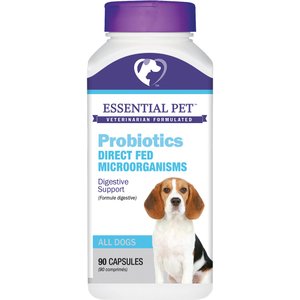 21st Century Essential Pet Probiotics Digestive Support Capsule Supplement for Dogs, 90 count