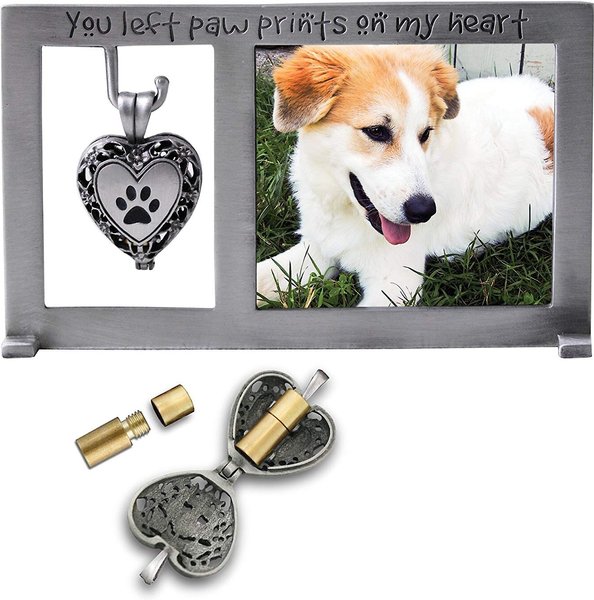 Cathedral Art Pet Memorial Frame with Ashes Locket slide 1 of 2