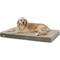 Show in main carousel: Brindle Plush Orthopedic Pillow Cat & Dog Bed with Removable Cover, Mocha Blue, Large slide 4 of 8