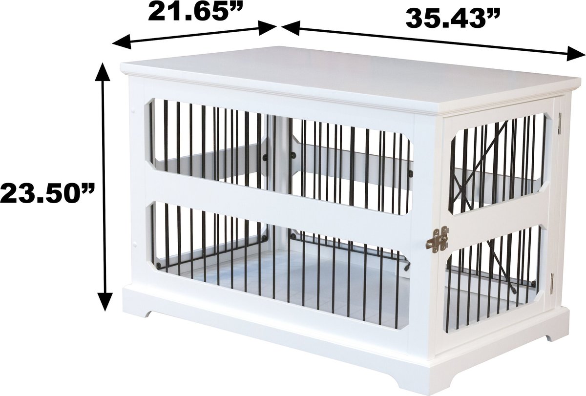 Merry Products Slide Aside Single Door Furniture Style Dog Crate & End Table