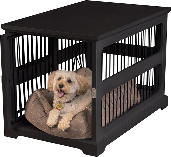 MERRY PRODUCTS Slide Aside Single Door Furniture Style Dog Crate & End