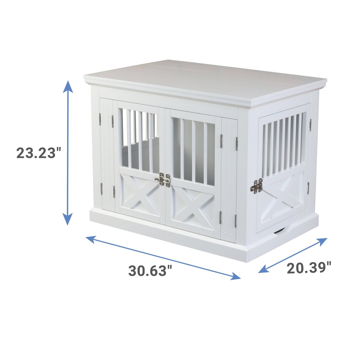 Merry products triple outlet door dog crate