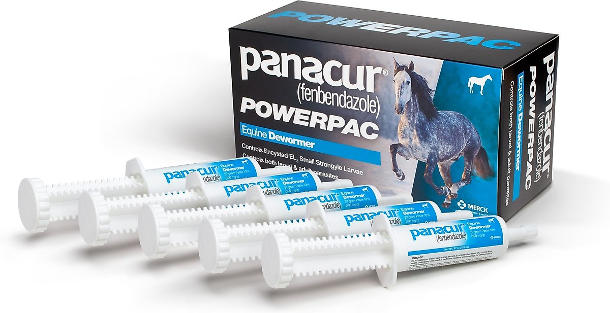 PANACUR Powerpac Equine Paste 10 Horse Dewormer, 5 count