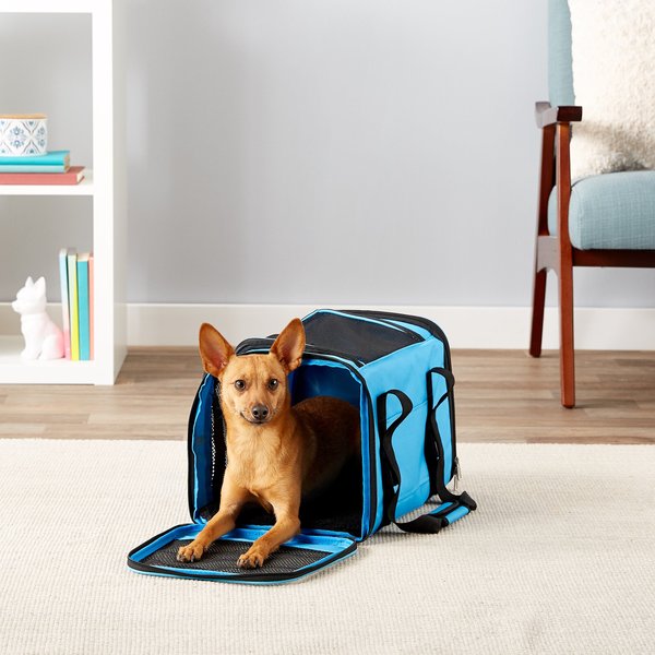Mr. Peanut's Silver Series Airline-Approved Dog & Cat Carrier Bag, Deja Blue slide 1 of 8