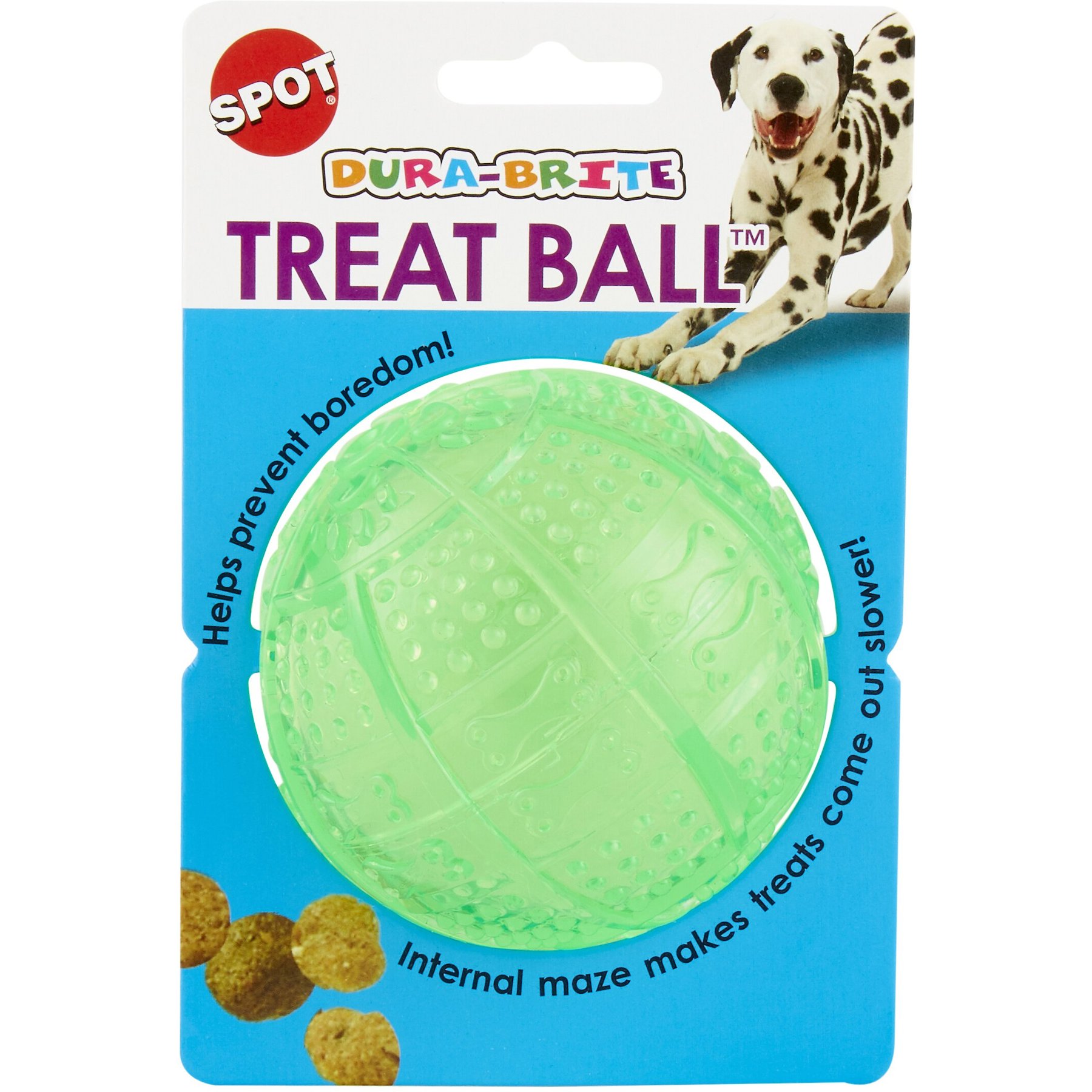 OurPets IQ Treat Ball Interactive Food Dispensing Dog Toy, 4 Inches 2