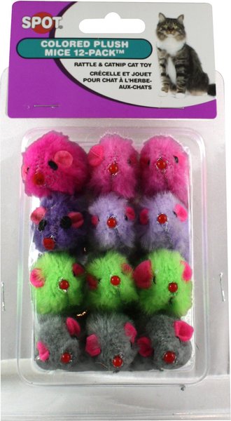 Ethical Pet Hug 'N Kick Plush Cat Toy with Catnip, Color Varies