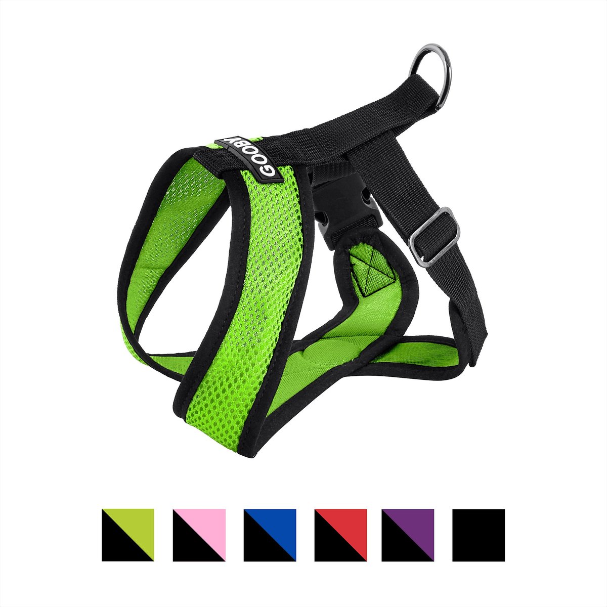 Gooby Comfort X Head-in Harness, Green, Medium : : Pet Supplies