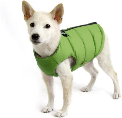 Show full view: Gooby Padded Dog Vest, Green, Medium slide 8 of 10