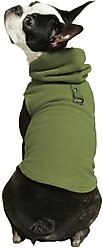 Gooby Fleece Vest Dog Hoodie, Green, Medium
