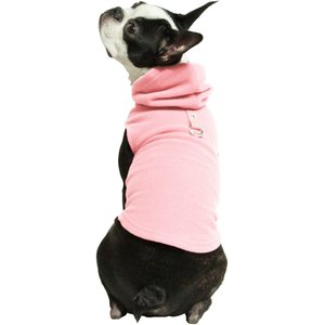 Gooby Fleece Vest Dog Hoodie, Pink, Large