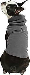 Gooby Fleece Vest Dog Hoodie, Gray, Medium