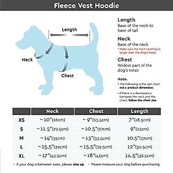 Gooby Fleece Vest Dog Hoodie, Gray, Large slide 2 of 6