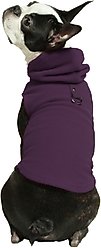 Gooby Fleece Vest Dog Hoodie, Plum, Medium