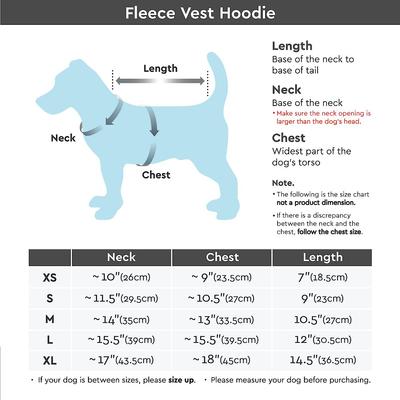 Show full view: Gooby Fleece Vest Dog Hoodie, Plum, Large slide 2 of 7