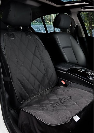 BarksBar Front Seat Cover, Black, Small