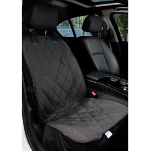 BarksBar Front Seat Cover, Black, Small
