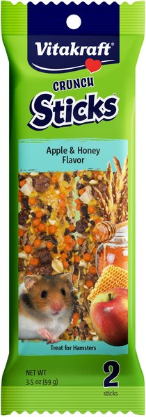 Vitakraft Crunch Sticks Apple & Honey Chew Sticks Hamster Treat slide 1 of 6