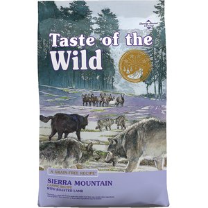 Taste of the Wild Sierra Mountain Grain-Free Dry Dog Food, 28-lb bag