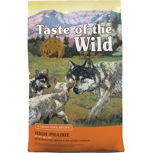 Taste of the Wild High Prairie Puppy Formula Grain-Free Dry Dog Food, 14-lb bag