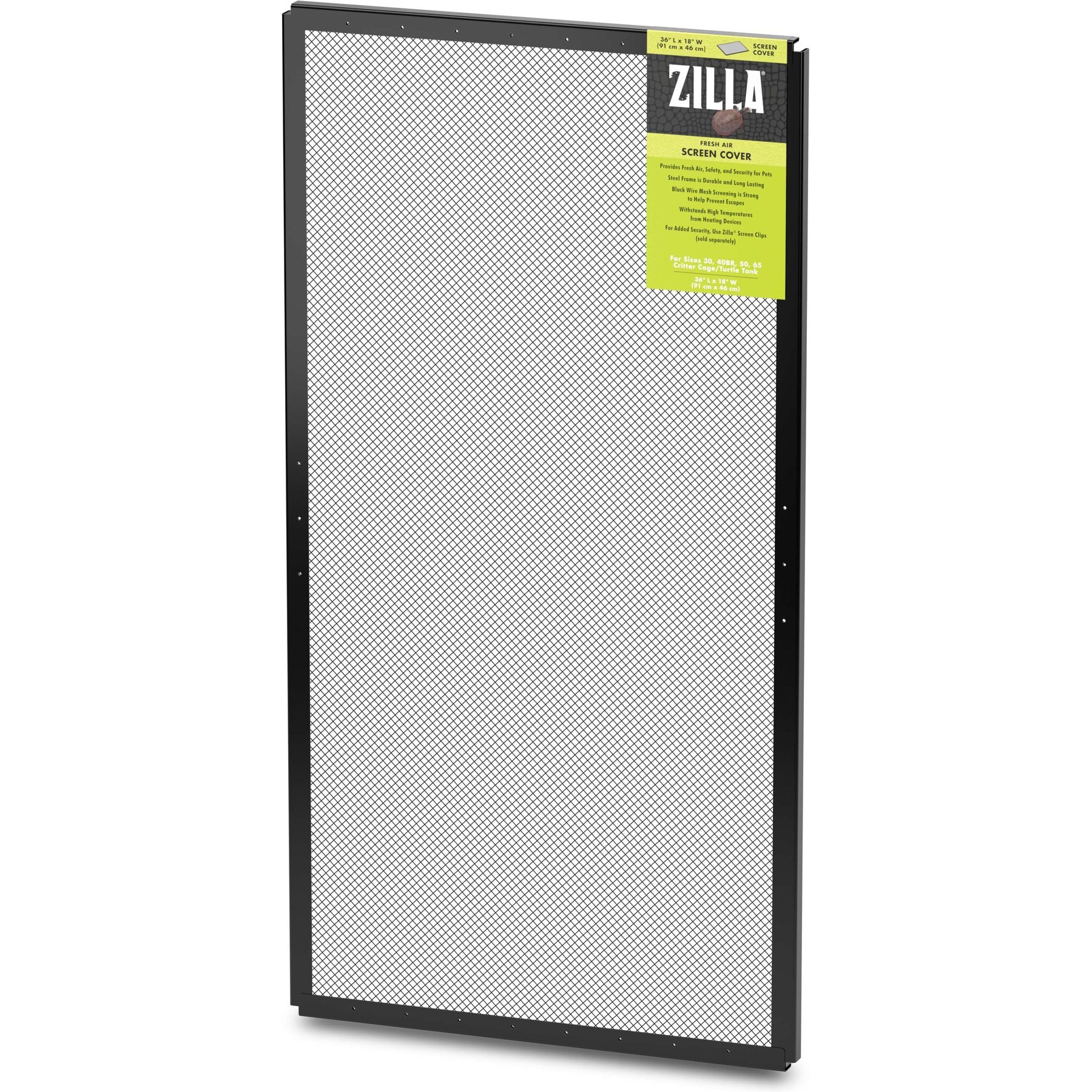 ZILLA Fresh Air Screen Cover for Terrariums, 36in