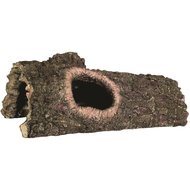 Zilla Bark Bends Habitat Decor Reptile Hideout, Medium