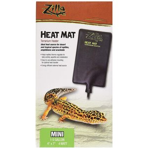 Zilla Terrarium Heat Mat Reptile Heater, 4-watt