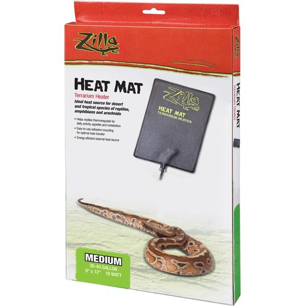 ZILLA Terrarium Heat Mat Reptile Heater, 16watt