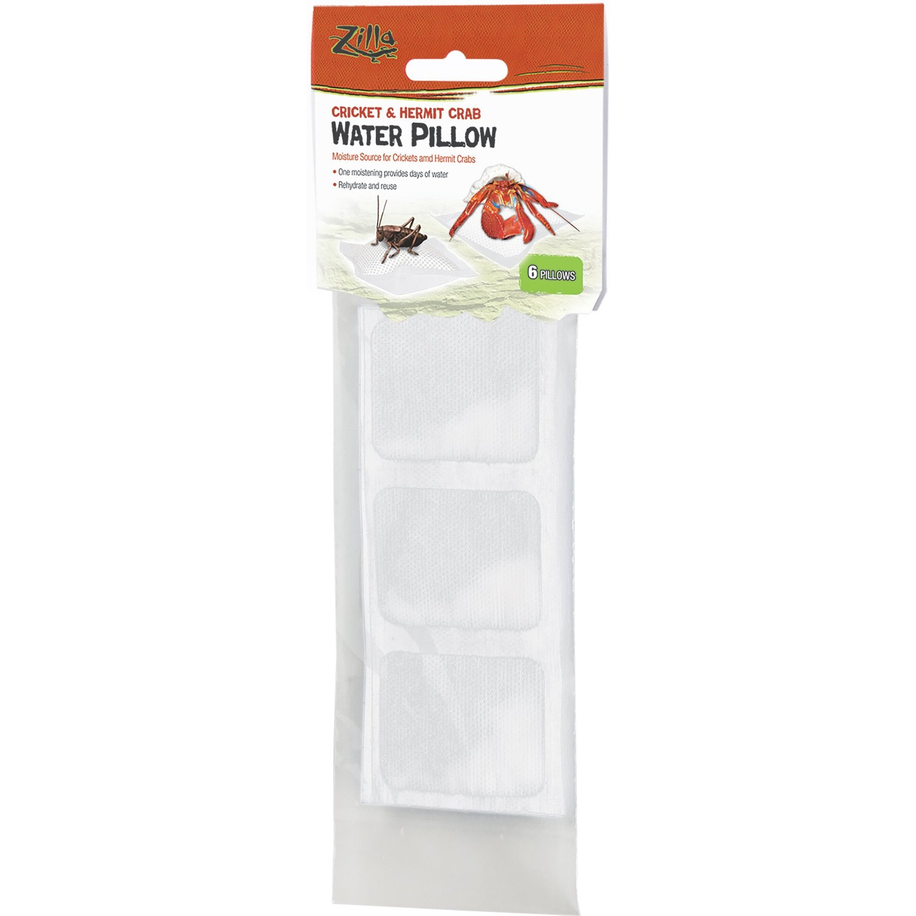 Zilla Reptile Cricket Water Pillows