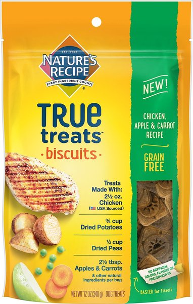 Discontinued - NATURE'S RECIPE True Treats Chicken, Apple, & Carrot ...