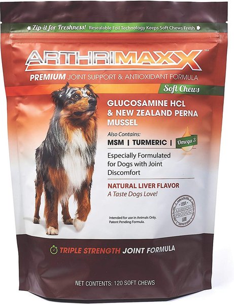 Animal Nutritional Products ArthriMAXX™ Premium Dog Soft Chews Joint Support Supplement, 120 count slide 1 of 9