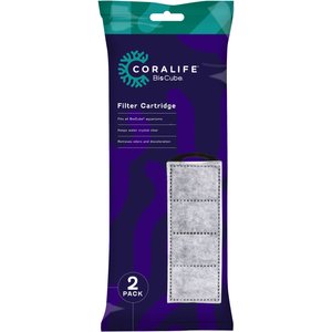 Coralife BioCube Aquarium Filter Cartridge, 2-pack