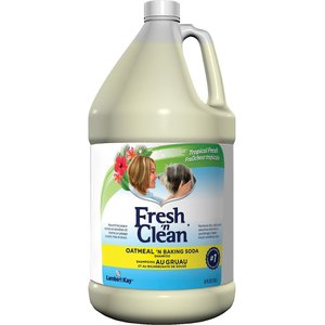 PetAg Fresh 'n Clean Oatmeal & Baking Soda Dog Shampoo, Tropical Fresh Scent, 64-oz bottle