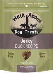 Walk About Duck Grain-Free Jerky Dog Treats, 5.5-oz bag