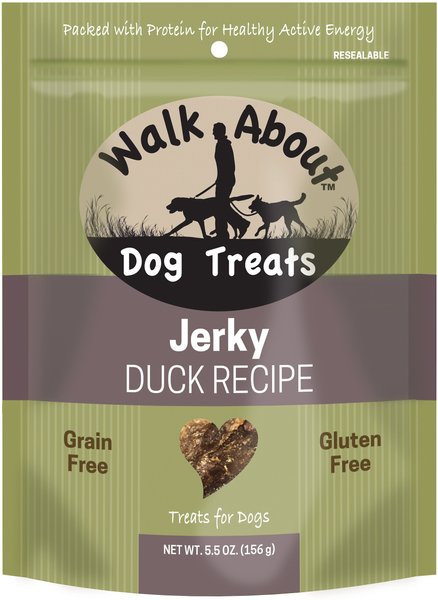 Walk About Duck Grain-Free Jerky Dog Treats, 5.5-oz bag slide 1 of 4
