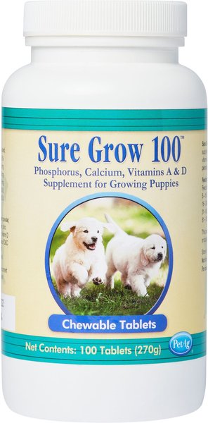 PetAg Sure Grow 100 Tablet Multivitamin for Puppies, 100 count slide 1 of 1