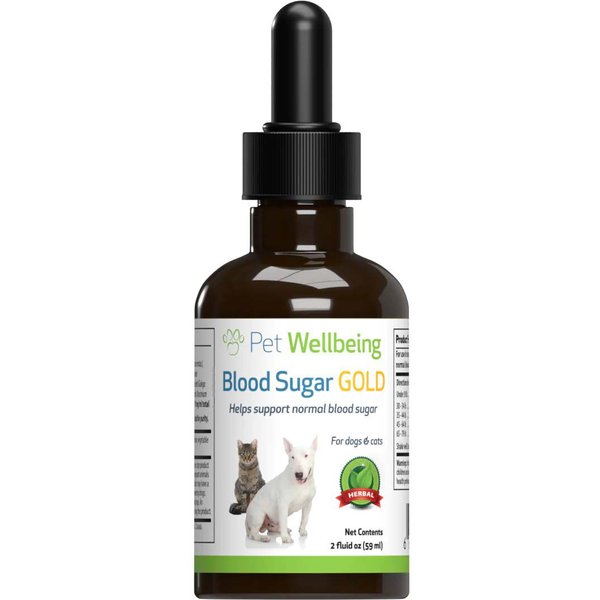 PET WELLBEING Blood Sugar GOLD Bacon Flavored Liquid Diabetes