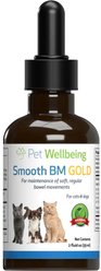 Pet Wellbeing Smooth BM GOLD Bacon Flavored Liquid Digestive Supplement for Cats & Dogs, 2-oz bottle