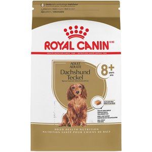Royal Canin Breed Health Nutrition Dachshund Adult 8+ Dry Dog Food, 3-lb bag